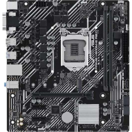 Asus Prime H510M-E R2.0 Motherboard Intel 1200 2x DDR4, Intel® 1GB Ethernet, USB 3.2 Gen 1 Type A, MicroATX